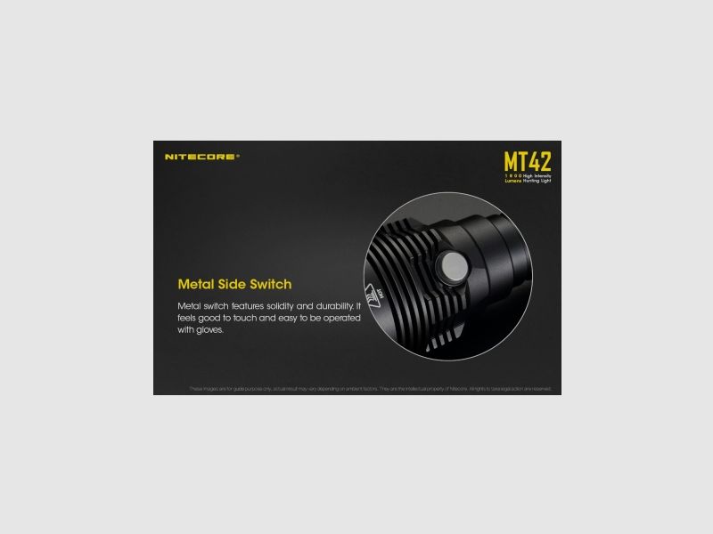 Nitecore MT42 zaklamp 1800 lumen, afbeelding 10 van 22