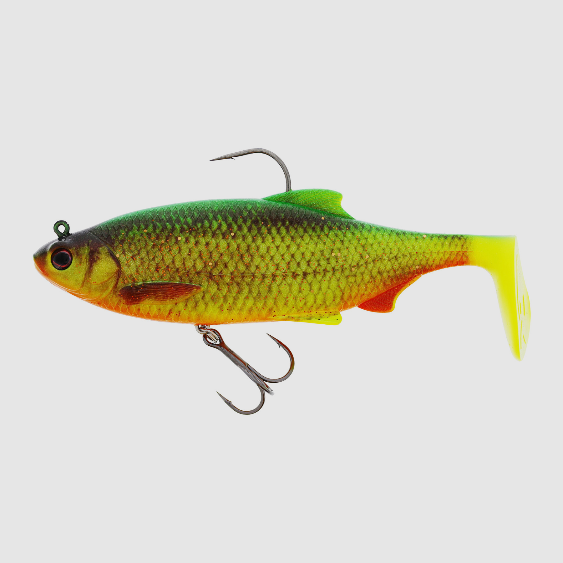 Ricky The Roach Shadtail R2F – 14CM 57G – Sinking – Firetiger Rudd