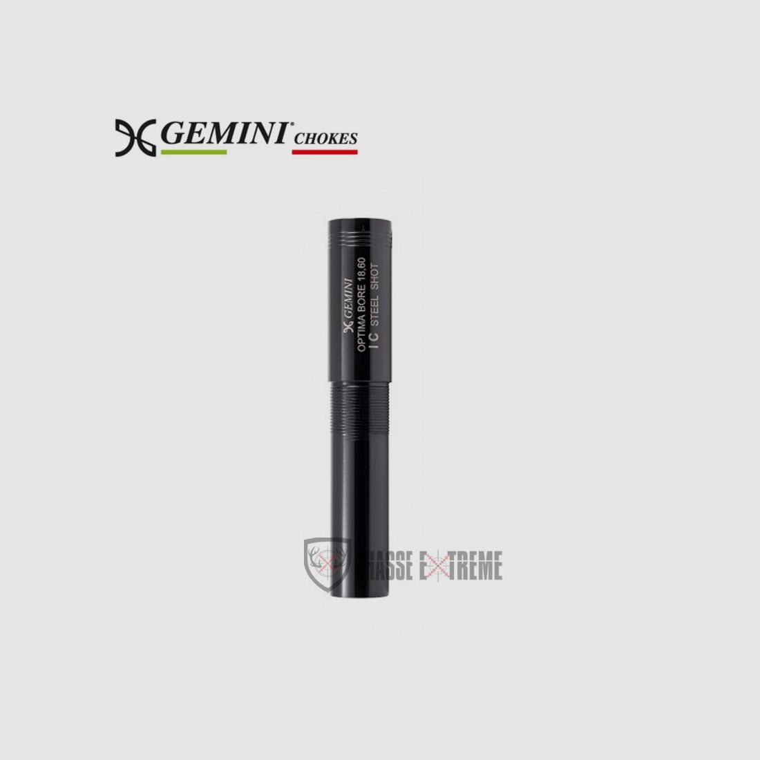 Choke GEMINI In/Out +50 mm Optima Agujero 18,60 Acero Cal. 12