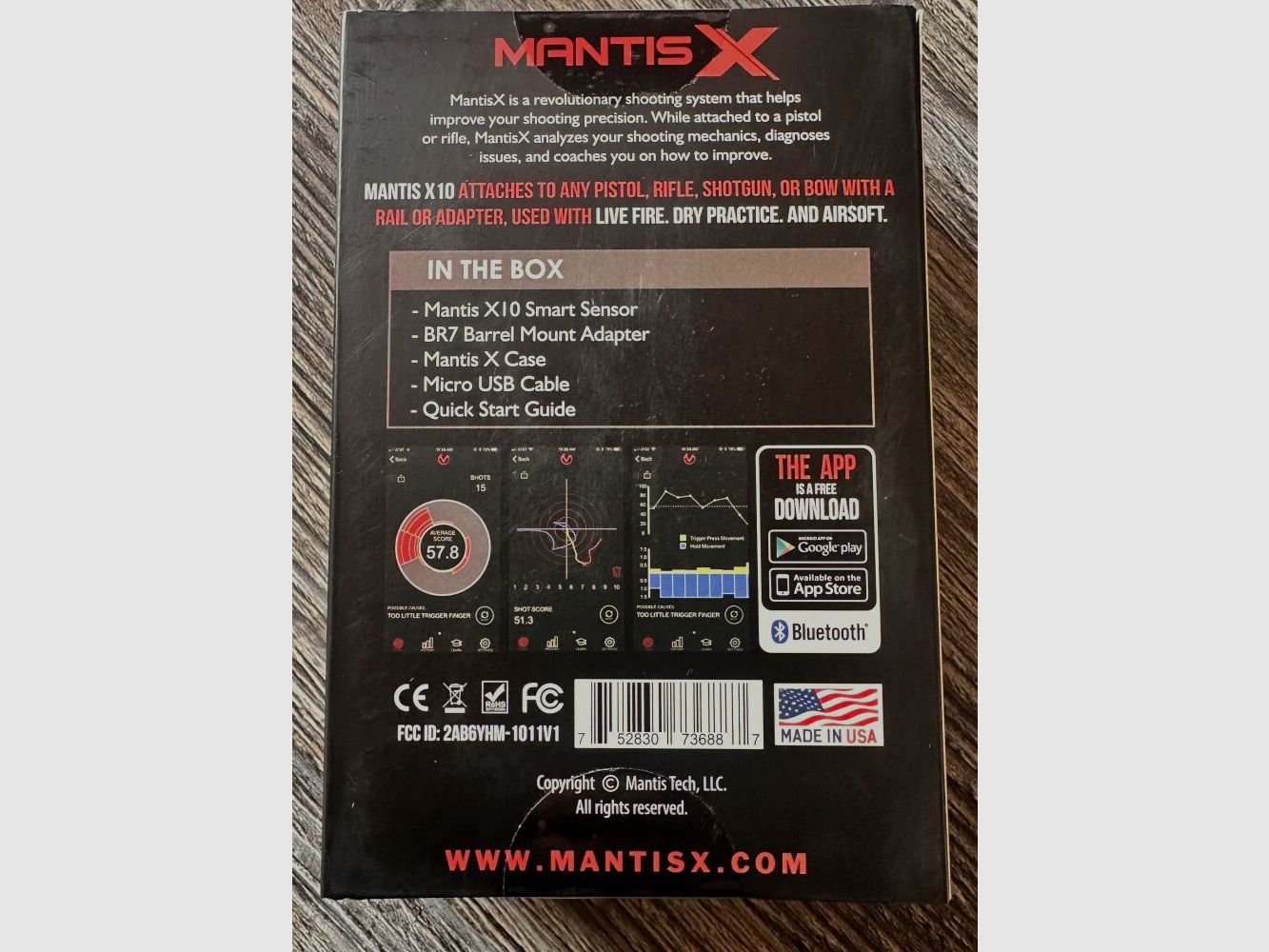 Sistema di prestazioni di tiro Mantis X10