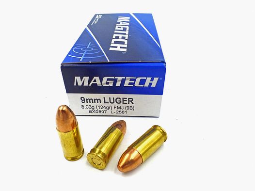 MAGTECH 9para (9B) Patronen ab 11,25 / Bt. 50 Stk.