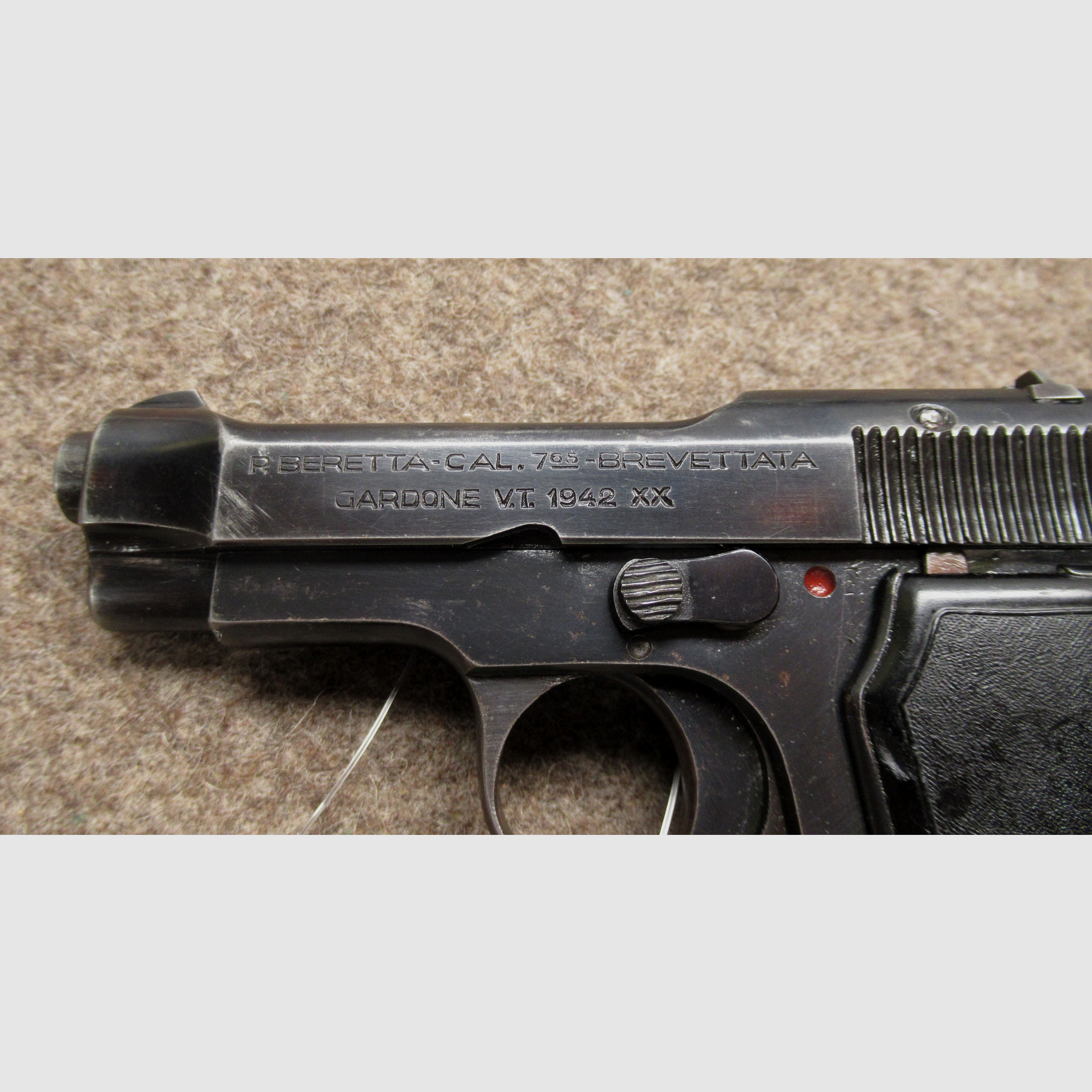 AB-169 pistolet BERETTA modèle 1935 cal. 7.65 Browning, image 3 sur 5