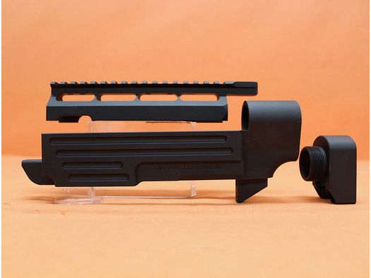 Nordic Components Ruger10/22: Nordic Components AR22 Stock-Kit (STK-AR-22-AS-BK) Umbausatz für AR-15 Schaftteile