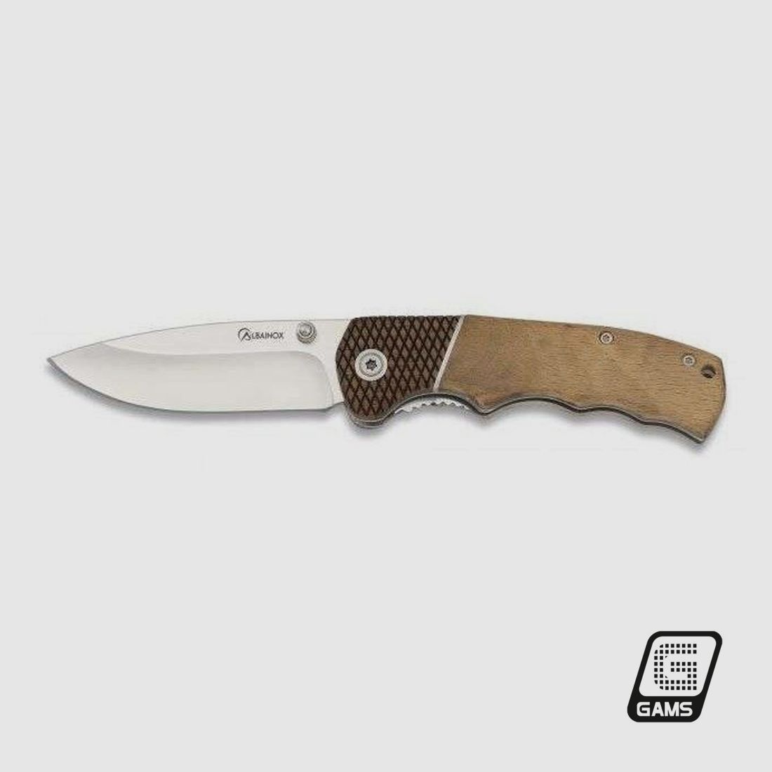 Albainox-Messer mit Holzgriffen