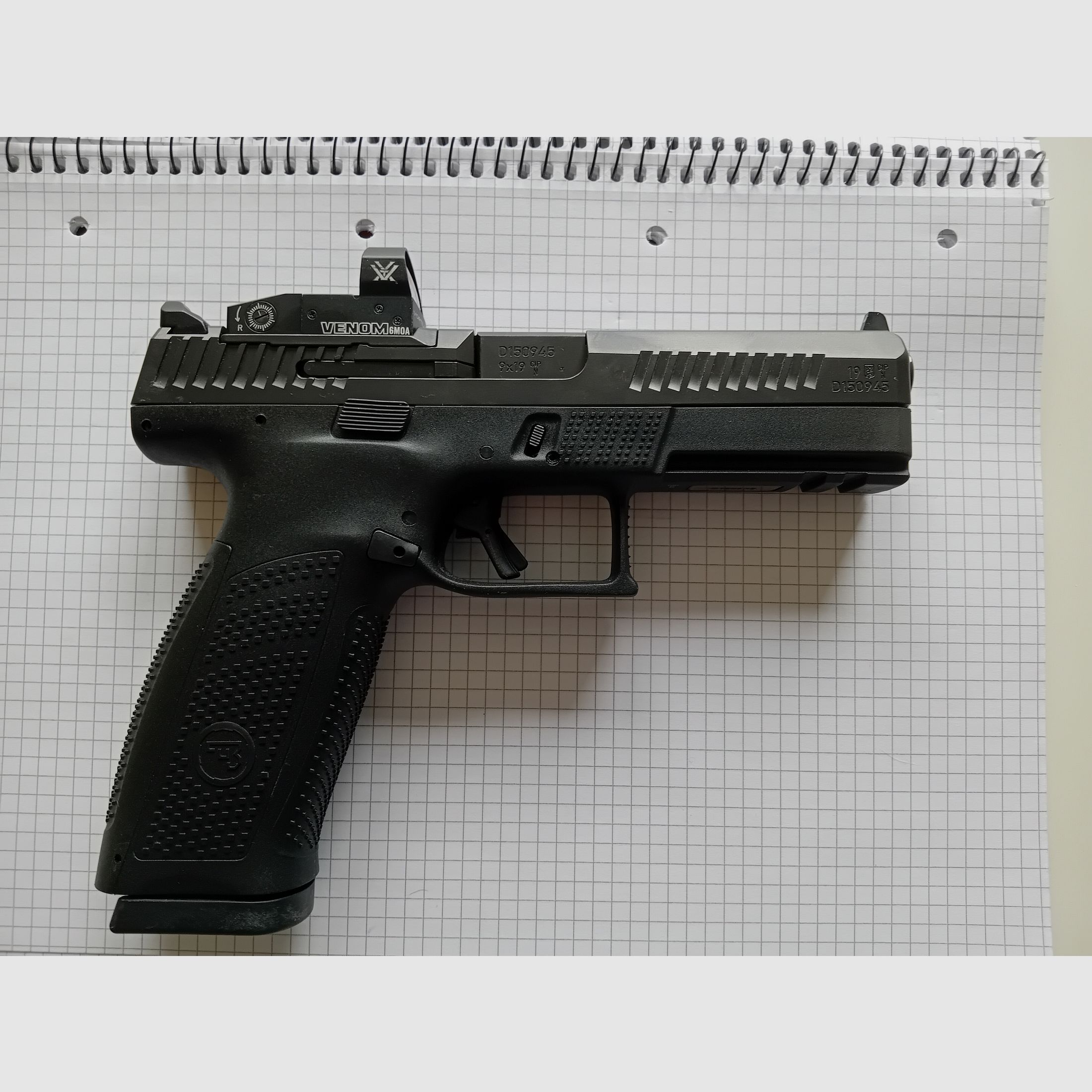 CZ P 10 F OR with 6 MOA RedDot Vortex Venom