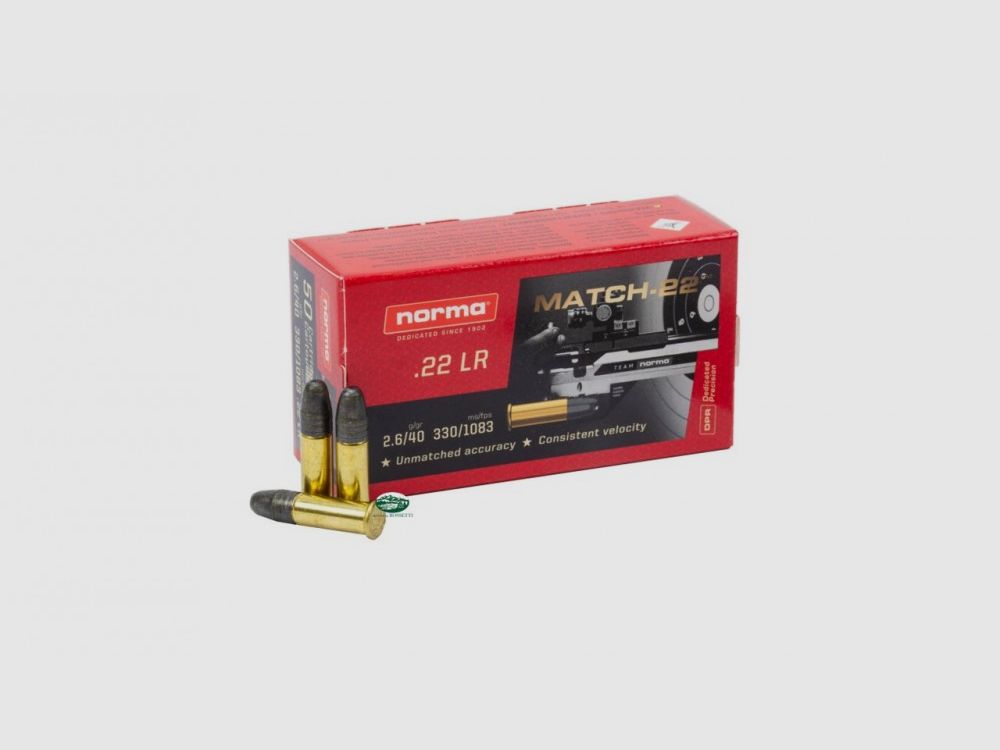 NORMA Matchmunition 22 Kal. .22lr