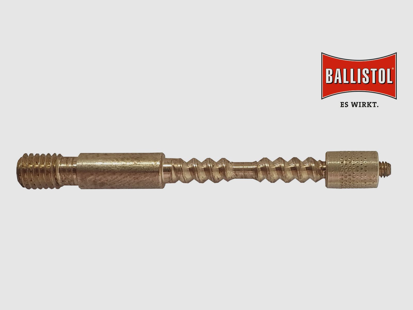 Adaptador de latón Ballistol para 3 limpiadores de fieltro