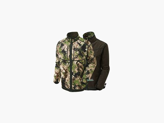 SHOOTERKING Digitex Softshell 2 in 1 Wendejacke Grün Braun
