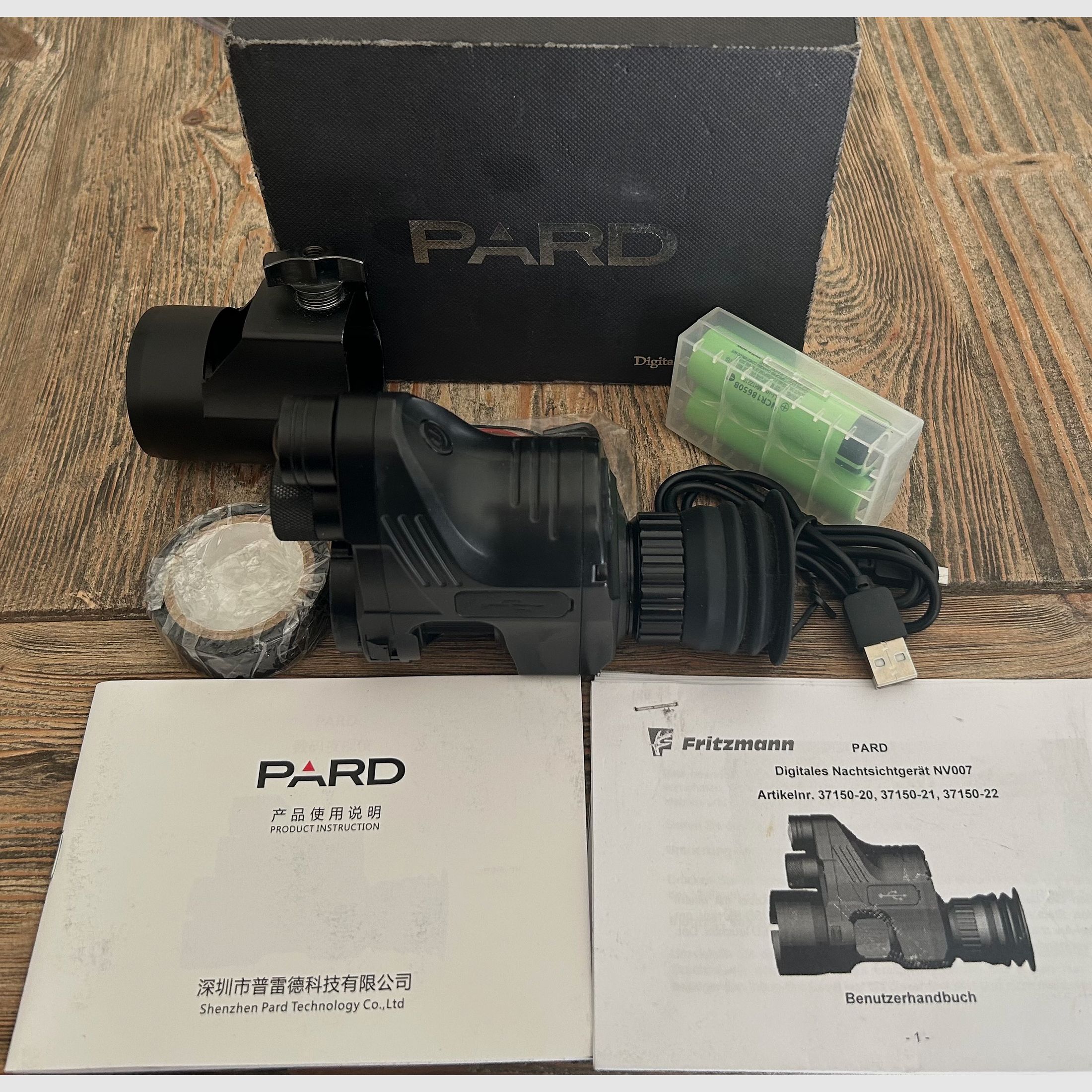 PARD NV007 mit Adapter Swarovski Z6i u. Zubehör 
