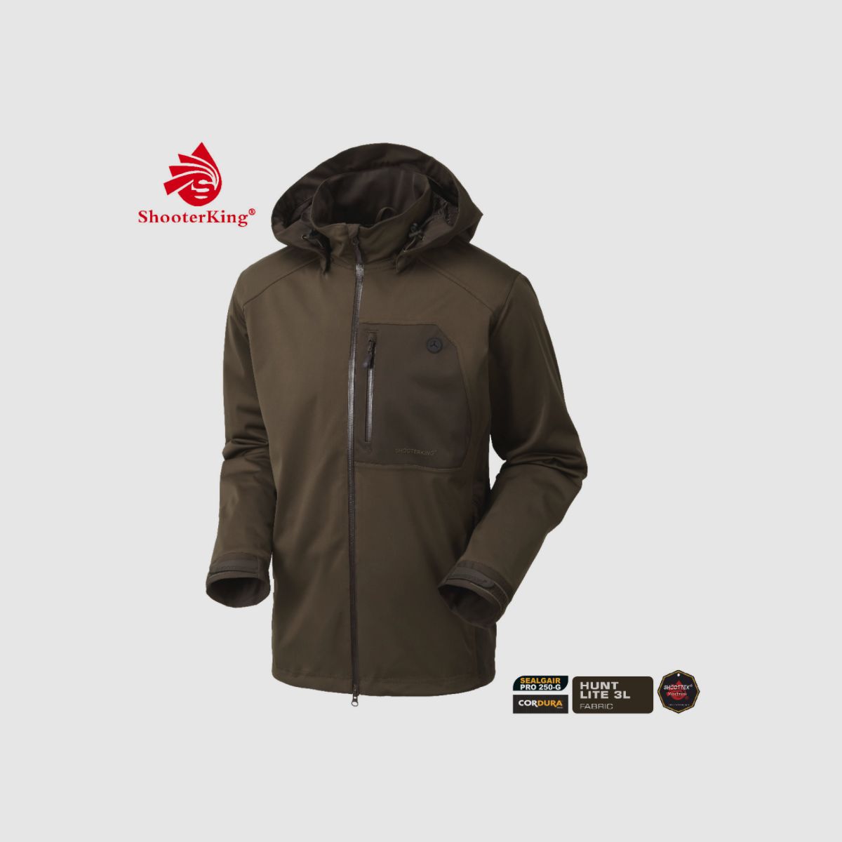 Chaqueta Huntflex de SHOOTERKING en oliva