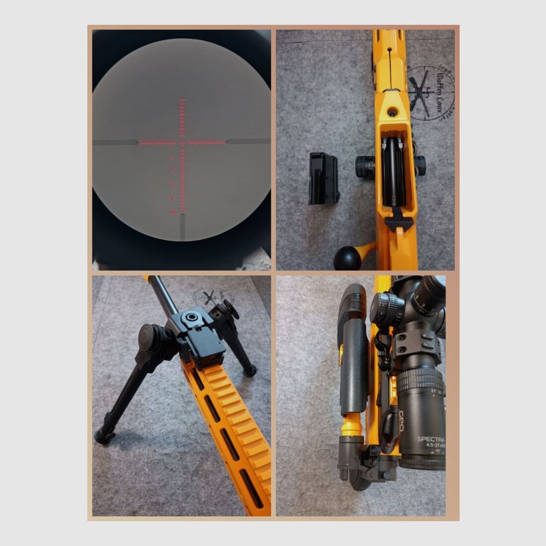 Tikka T3x TACT A1 mit Custom Cerakote & ERATAC + ZF GPO 4,5-27x50i