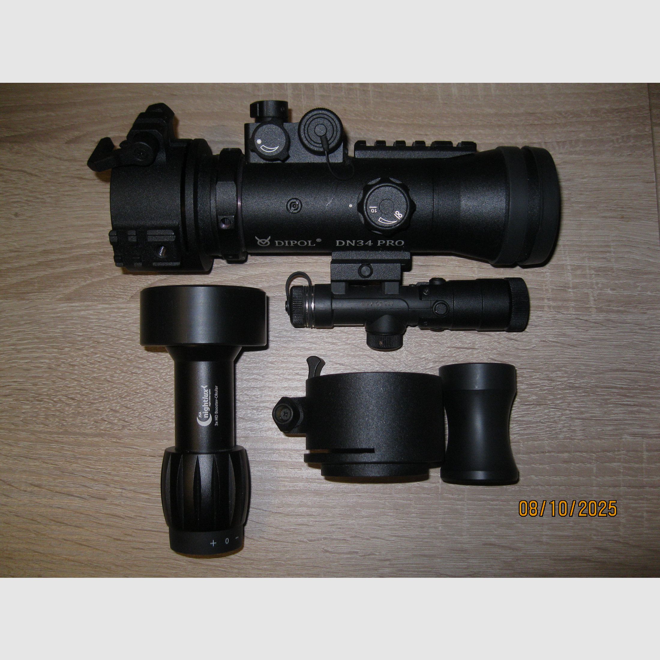 Appareil de vision nocturne DN34 PRO. Comme neuf. Image verte.