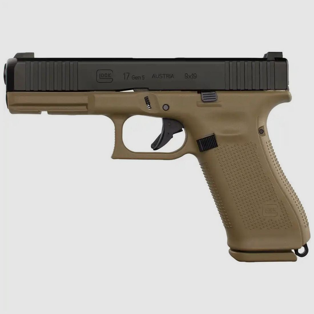 Glock 17 Gen5 FS Coyote 9mm Luger Pistole