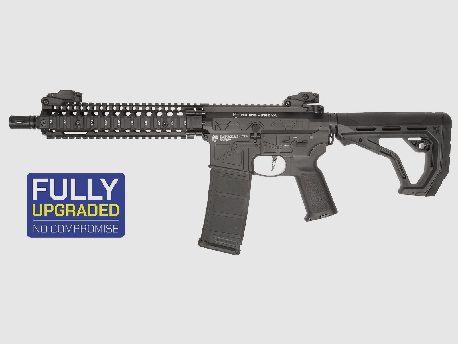 GP R15 FREYA MK18 FREYA ALPHA Schwarz S-AEG Frei ab 18 Jahren | Delta Armory