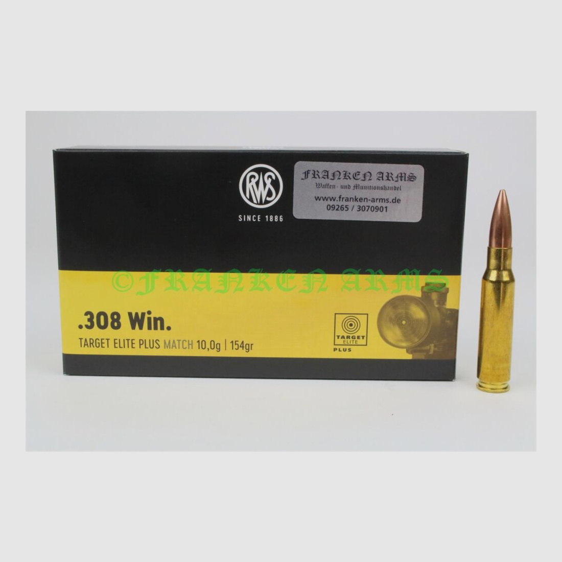 RWS Target Elite Plus 308 Win. 154gr. 10,0g 20 Stück Staffelpreise