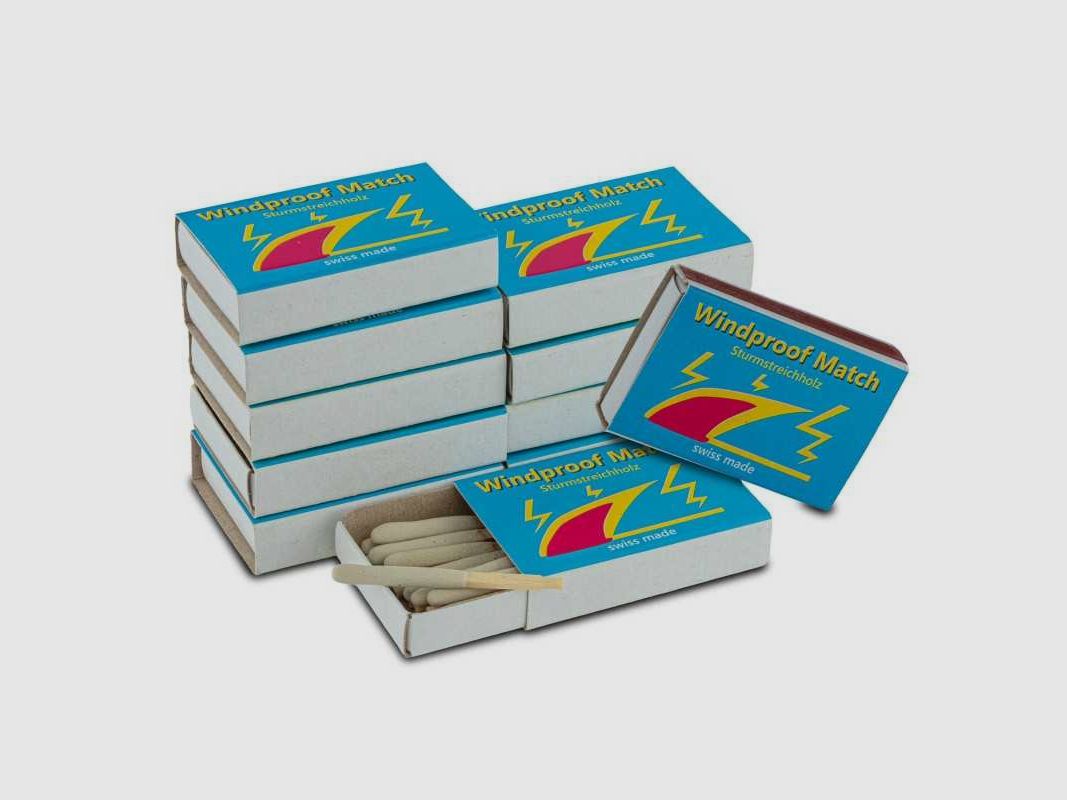 Lot de 10 boîtes de 20 allumettes tempête - Lot de 10 boîtes, image 1 sur 7