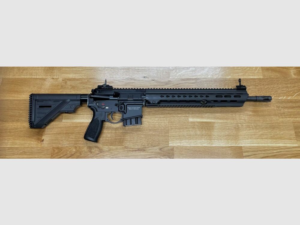 Heckler & Koch MR223 A3 Slim-Line 16,5" cañón - rifle semiautomático .223Rem guardamanos largo - color negro - aprobado deportivamente! - versión civil H&K 416