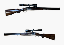 Bockbüchsflinte Merkel-Suhl Kal. 8x57 IRS und 12/70