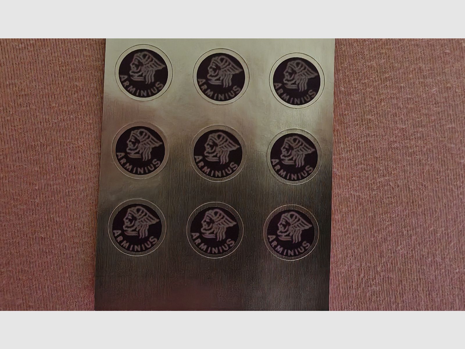 1x Arminius Logo Icon Emblem Aufkleber für ME Bull Barrel & ME Single Action Army | Gratis Versand!
