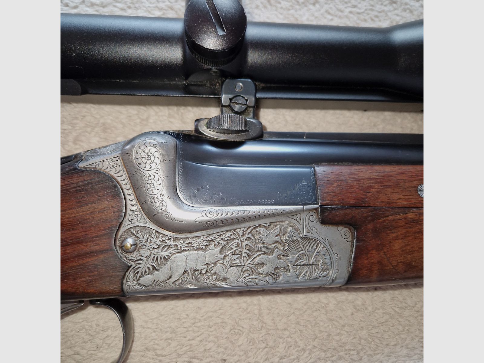 Kipplaufbockbücksflinte Merkel Suhl 8x57 IRS/ 12x70