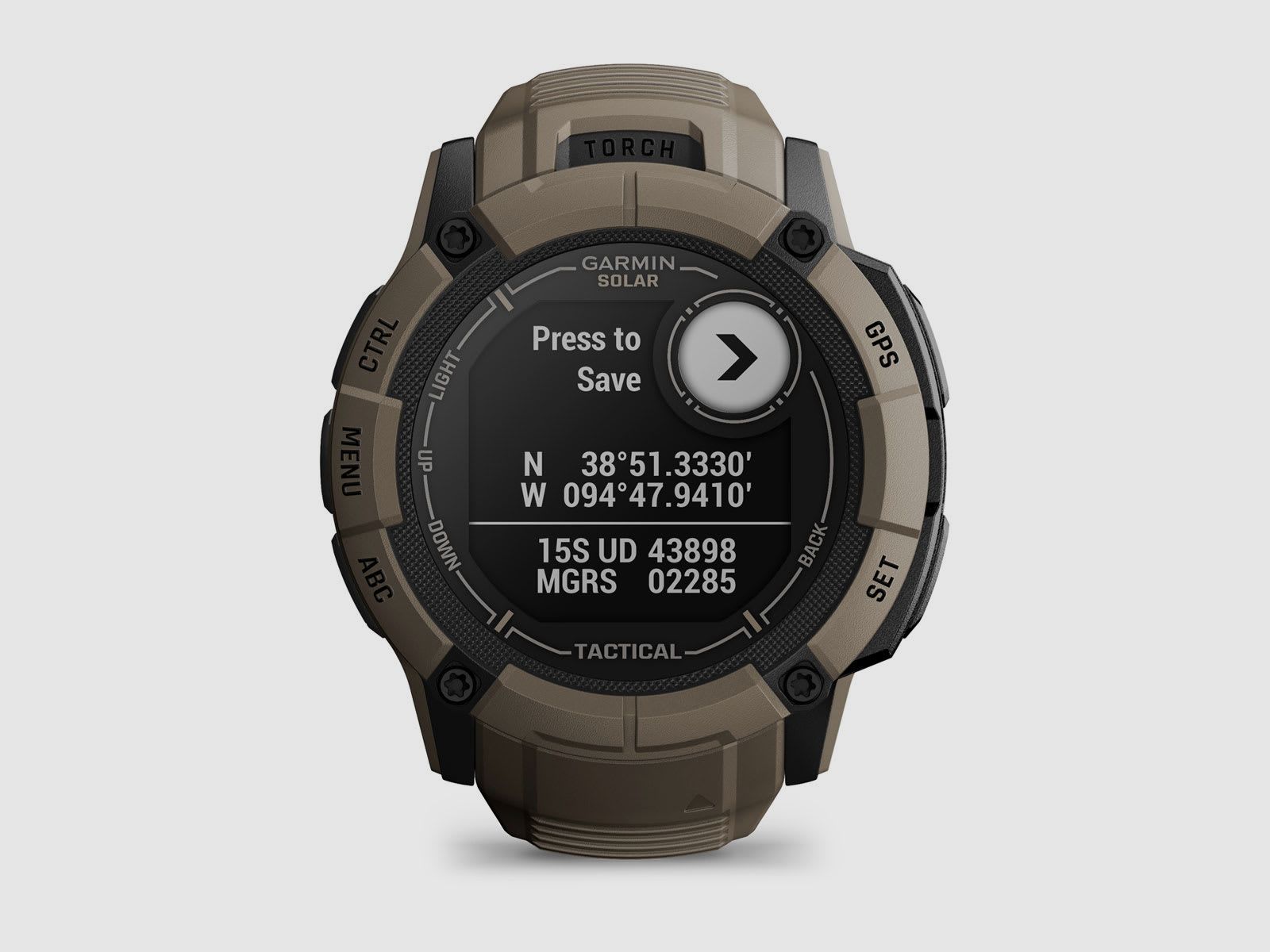Garmin Instinct 2X Solar Tactical Edition brown, image 8 of 8