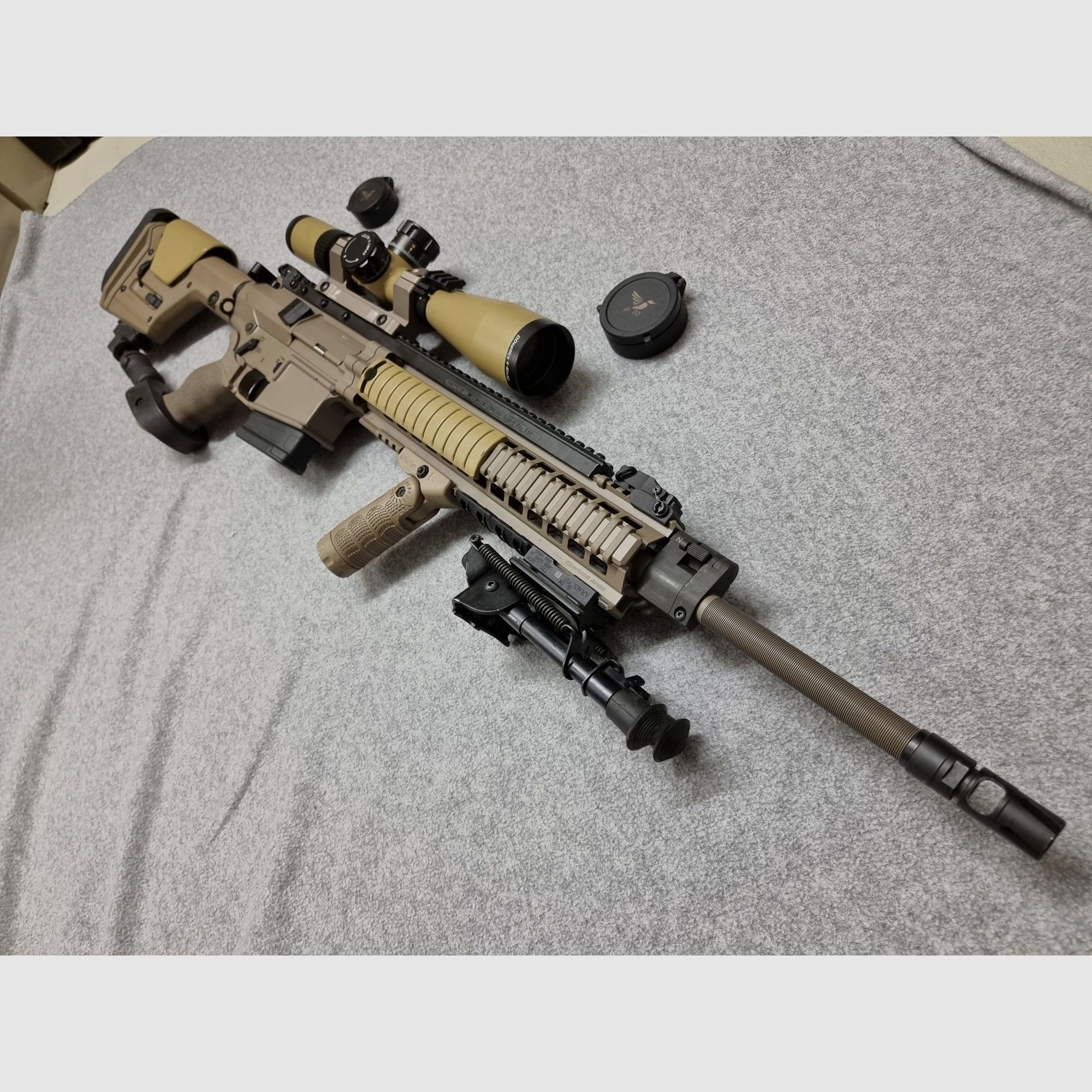 Oberland Arms DMR-E - Kal .308 Win - AR10 OA10 mit einstellbaren Gasblock, Geissele Abzug - Behördenmodell
