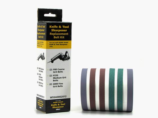 Set di nastri abrasivi per affilare coltelli 6 pezzi