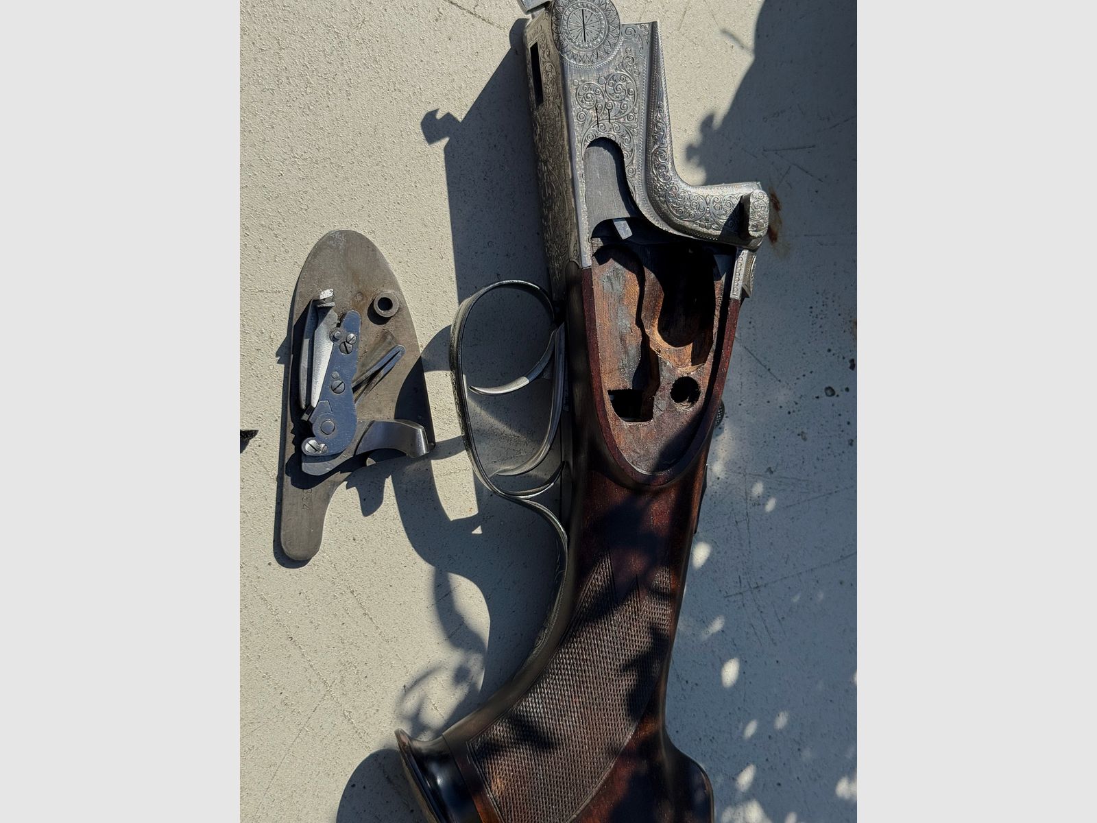 Merkel chef-d'œuvre verrou latéral fusil de chasse, fusil à deux canons et carabine 203E calibre 12/70 .30R Blaser & 9,3x74R