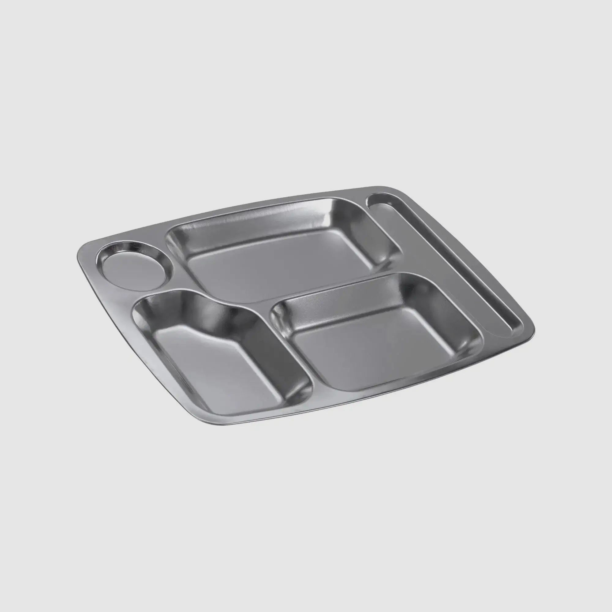 MFH Canteen Plate Stainless Steel 5 Compartments