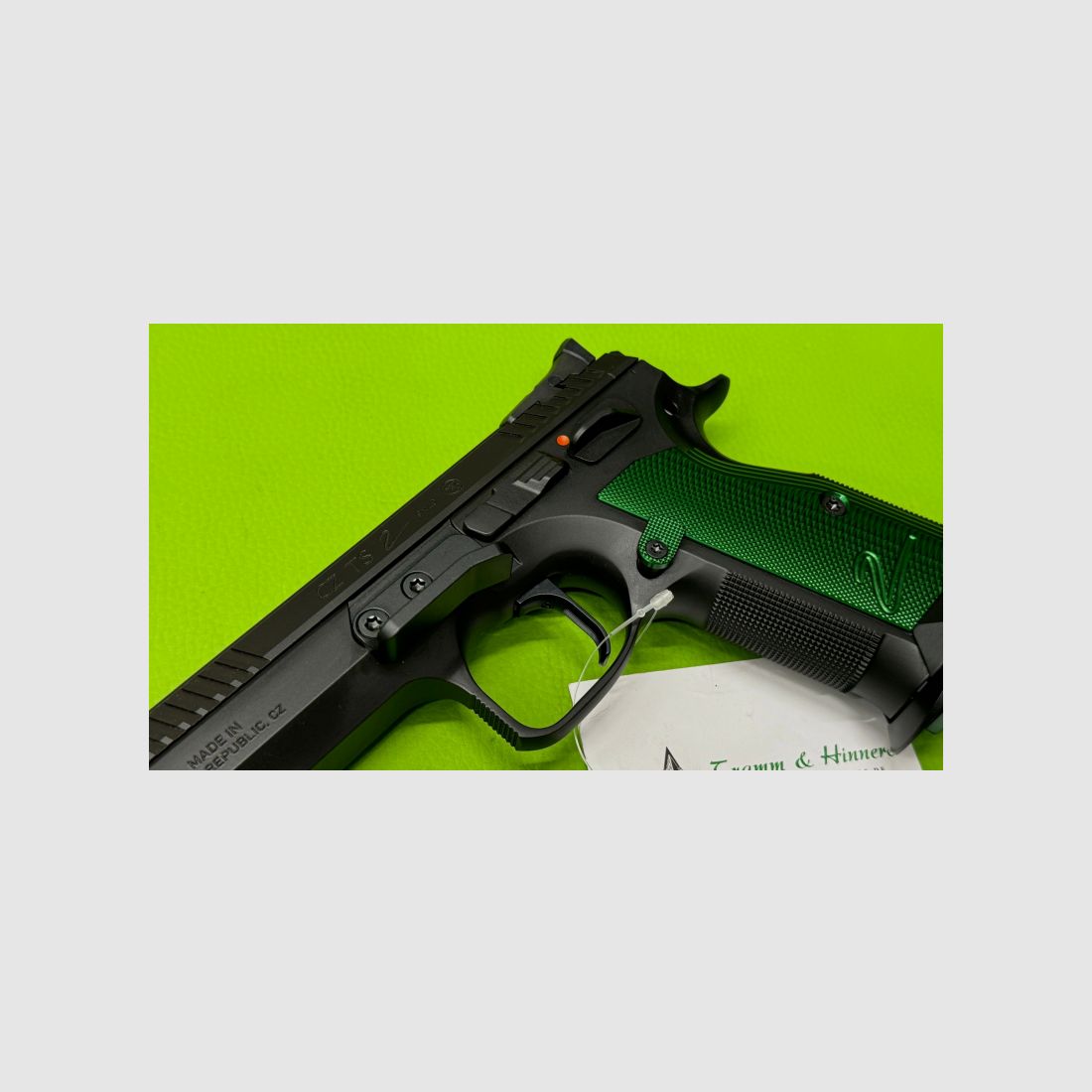 CZ TS 2 Racing Green 9mm Luger - halbautomatische Pistole - Neuwaffe