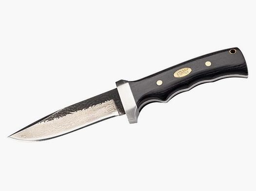 Robustes wuchtiges Damastmesser, 79-lg Damaszenerklinge, mit Lederscheide