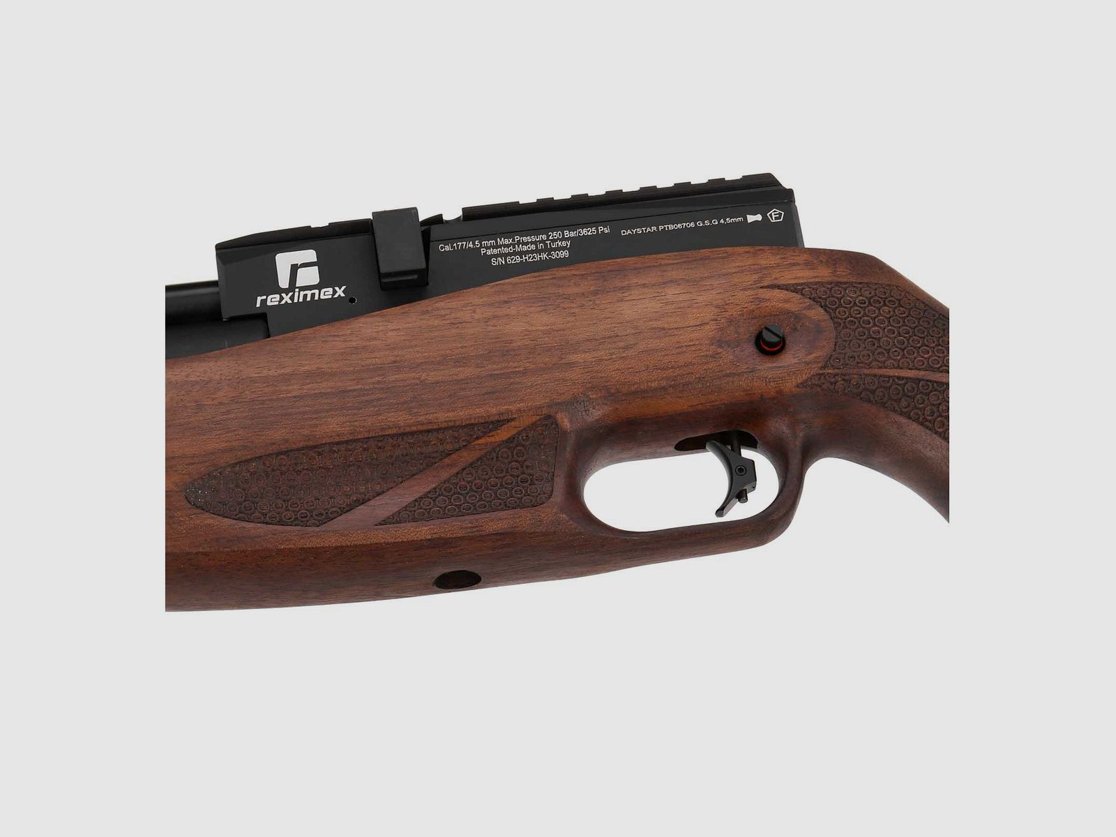 Kofferset Reximex Daystar Walnuss Pressluftgewehr 4,5 mm (P18)