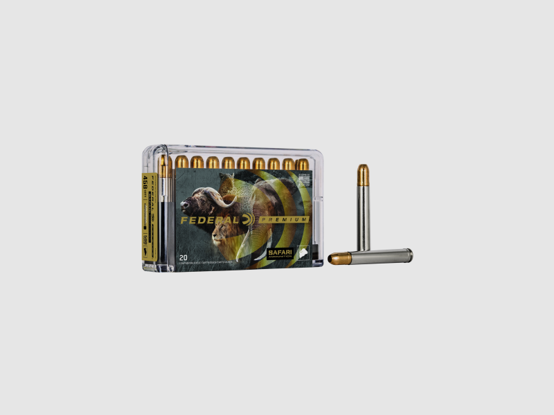 Federal Munitions de Fusil Premium .458 Lott 32,4 g / 500 gr Trophy Bonded Sledgehammer Solid Cape Shok