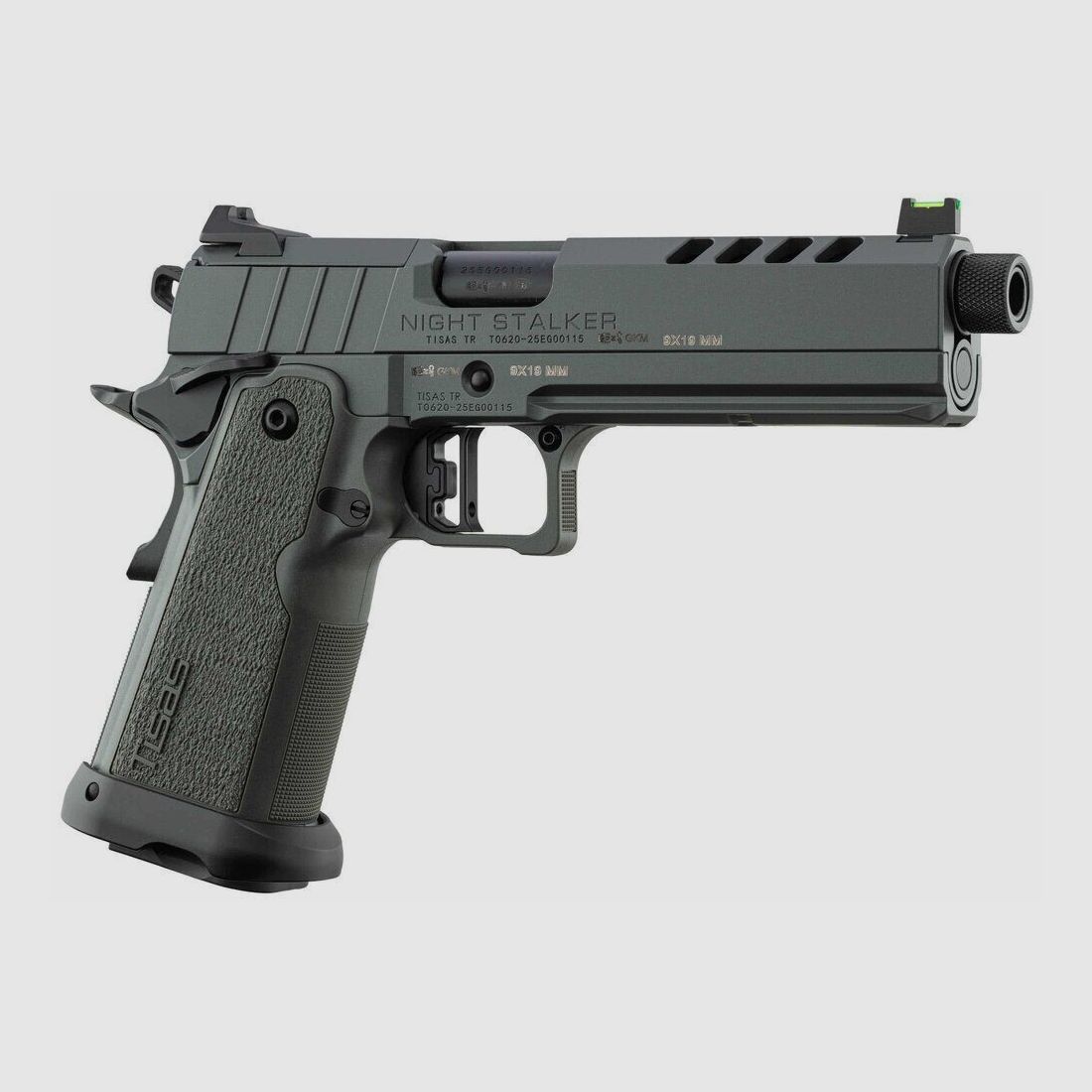 Pistola Tisas 2011 Bull Barrel Full Frame Night Stalker Cal. 9×19 lista para óptica, imagen 8 de 8
