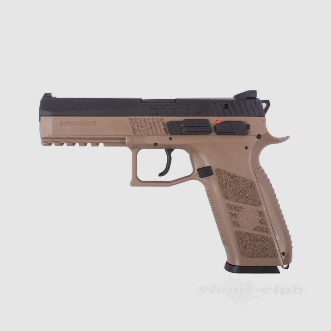 ASG CZ P-09 Airsoft Gas GBB Pistole ab18 - TAN