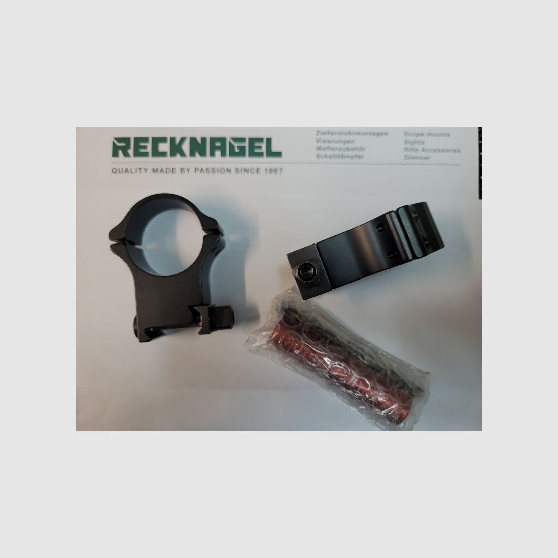 34mm Recknagel ERA Aufkippmontage mit Dreikantmutter BH22 für Picatinnyschiene