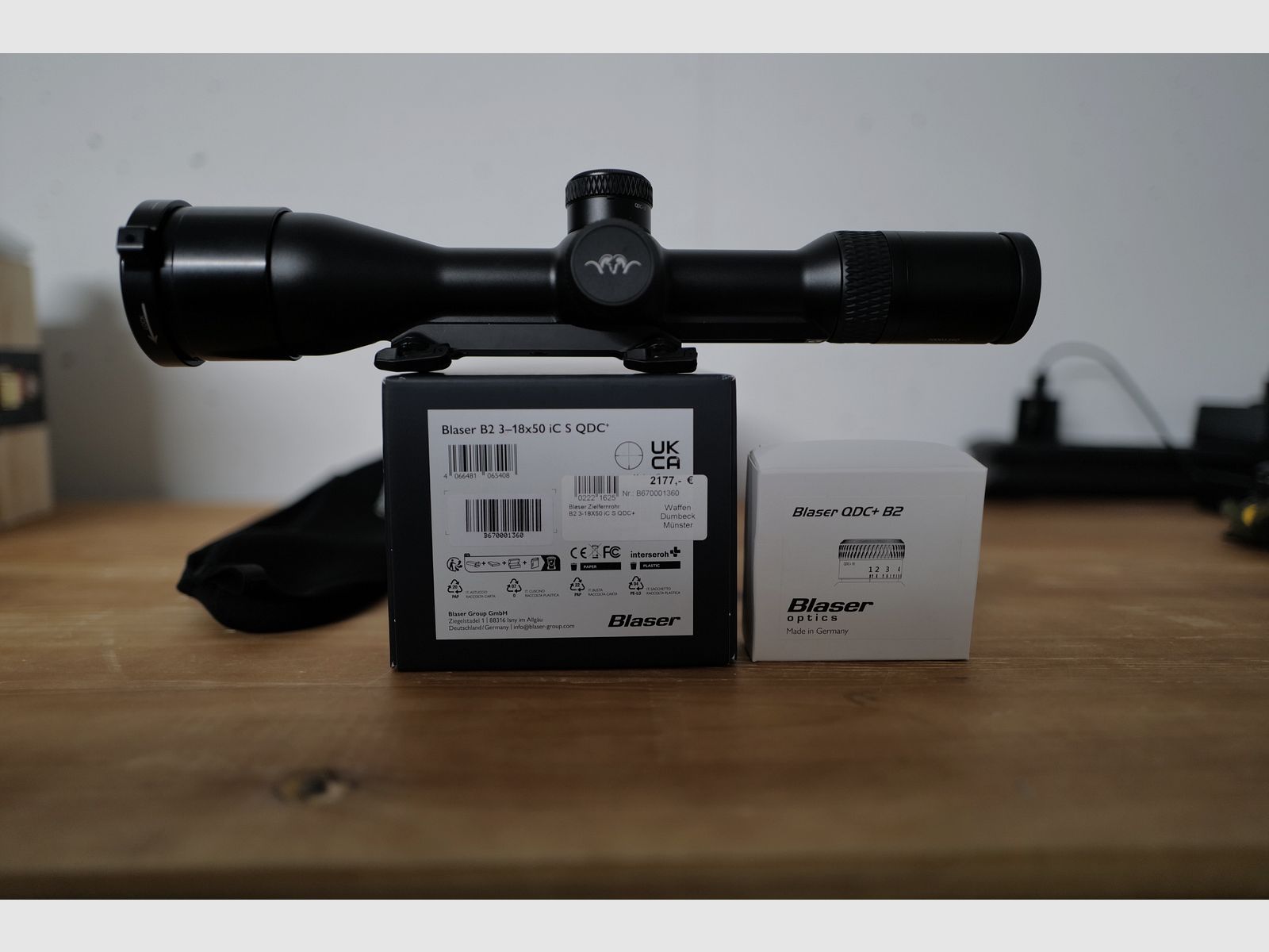 Blaser B2 3–18x50 iC QDC+ | Zeiss-Schiene | OVP | Rechnung