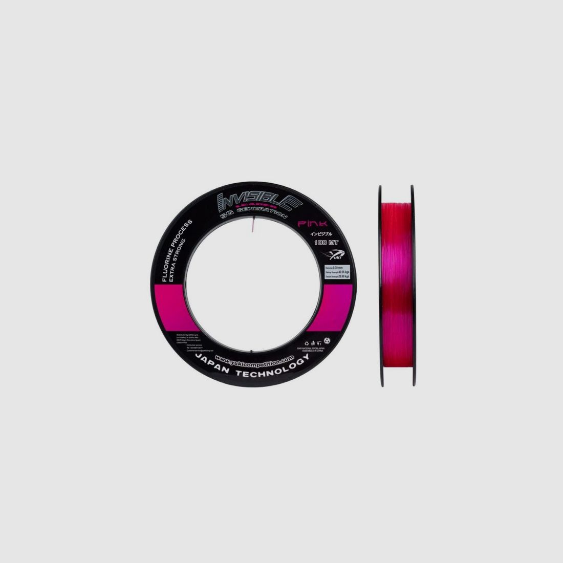 YUKI NYLON INVISIBLE PINK 100MT