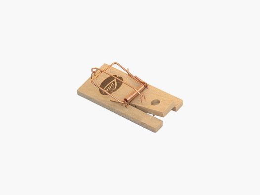 Mouse traps made of wood