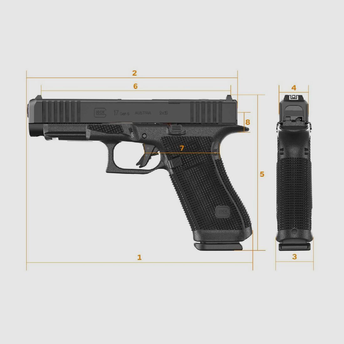 PISTOLE GLOCK 17 GEN6 OR FS 9X19, Bild 18 von 18