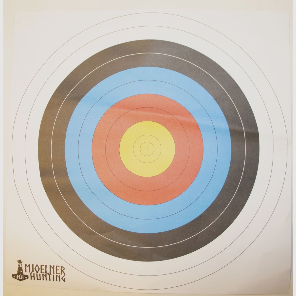 Papierzielscheibe Zieltafel 40x40 cm 10er-Pack