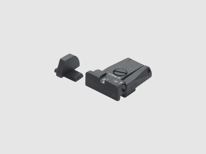 LPA SPR96BE07 Micrometer Vizier Set voor Beretta 92 Stock en Brigadier – Zwart Vizierbeeld
