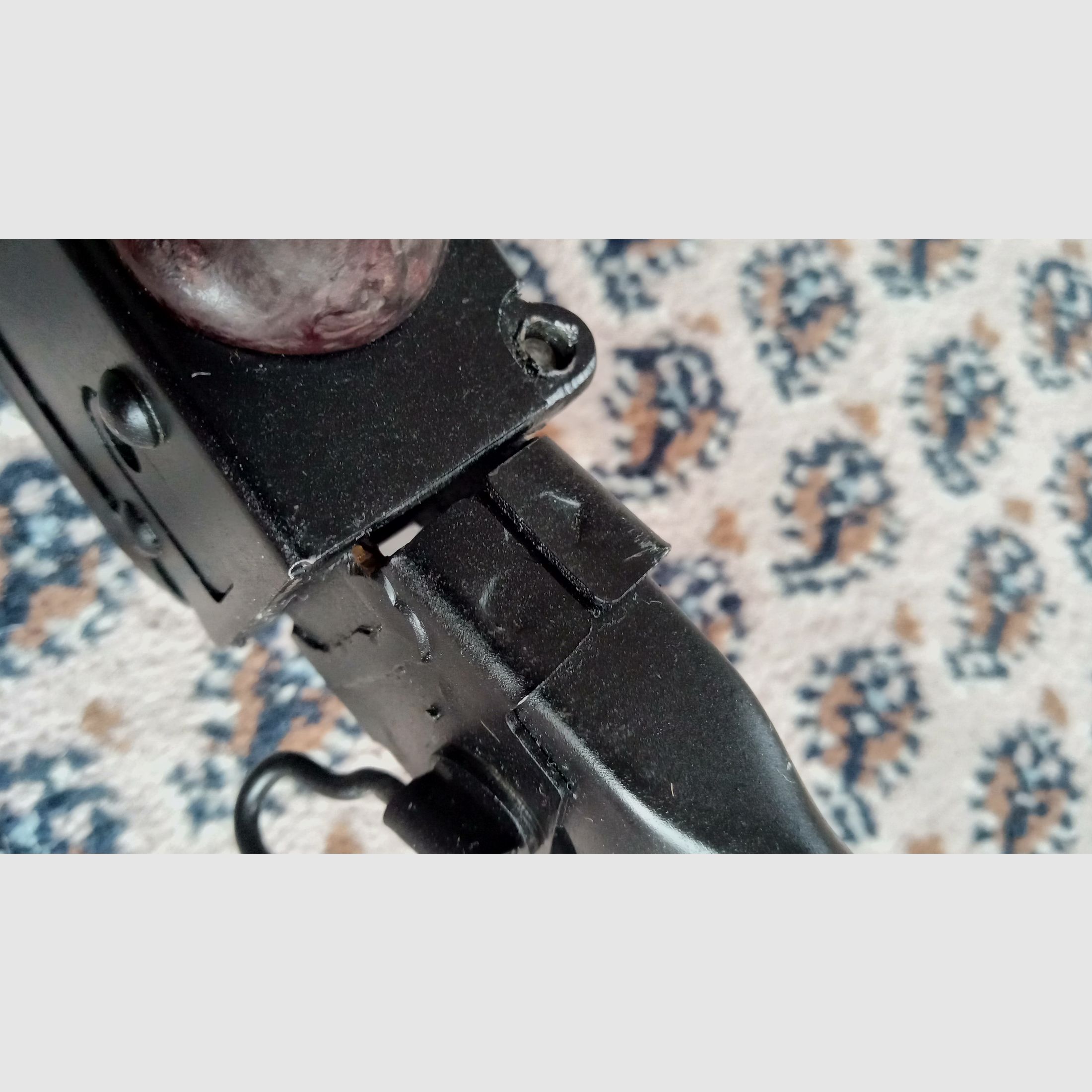 Vollstahl Co2 Yunker AKS-74u Deko von MWM Gillmann mit echten Teilen wahlweise mit Plum   // AKSU Krinkov / russ-guns-de / 4,5mm BB