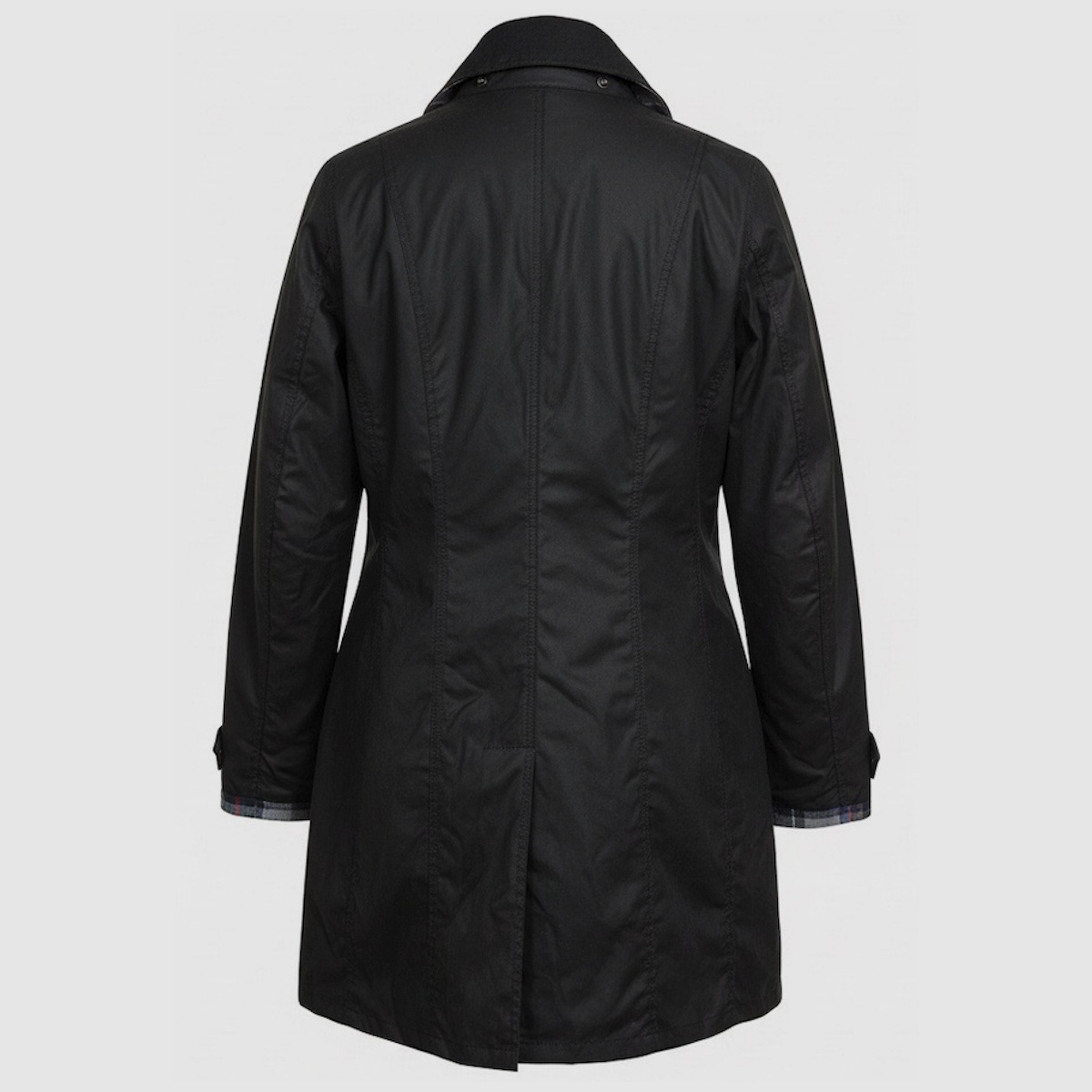 BARBOUR Belsay Chaqueta de Cera para Mujer Negra