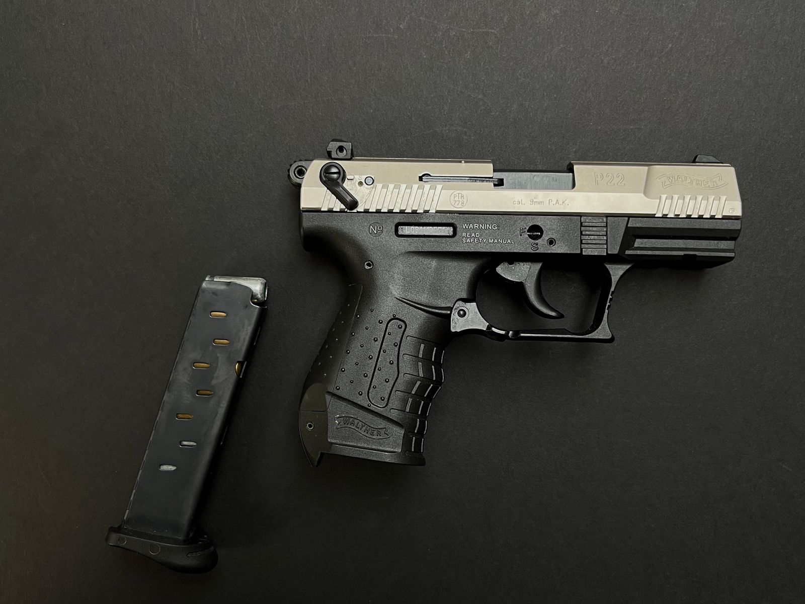 Walther P22 PAK mit Holster