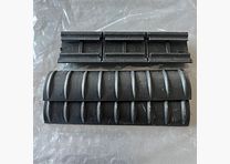 3× Picatinny Rail Covers / cubiertas de riel – negro – nuevo
