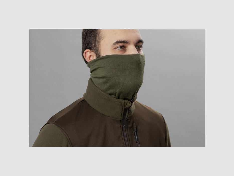 Multifunctionele nekwarmer Harkila All season Dark olive (18012012599), afbeelding 2 van 5