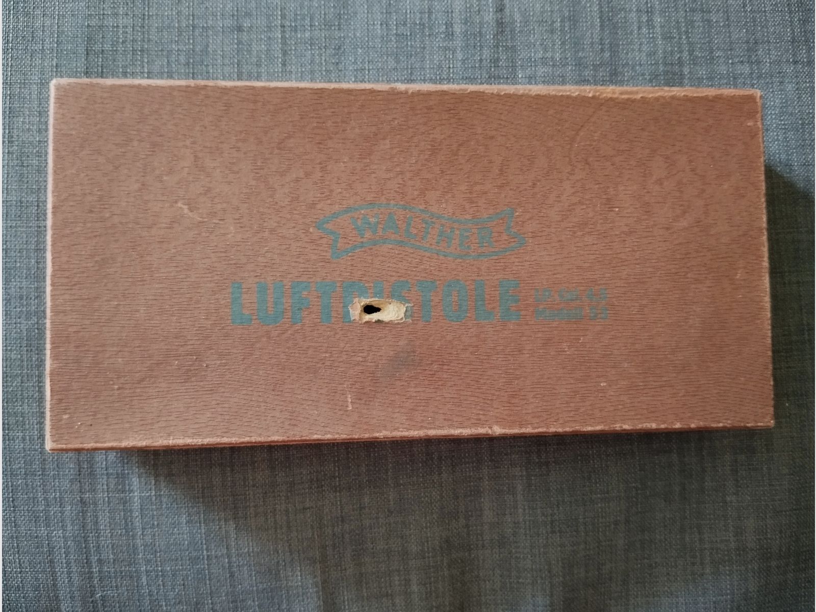 Walther LP Mod. 53 Kal. 4,5mm zwart zeer goede staat in de originele doos + accessoires