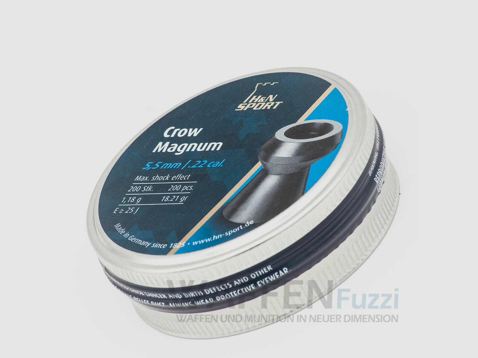 H&N Crow Magnum 200 szt. Diabolo kaliber 5,5 mm