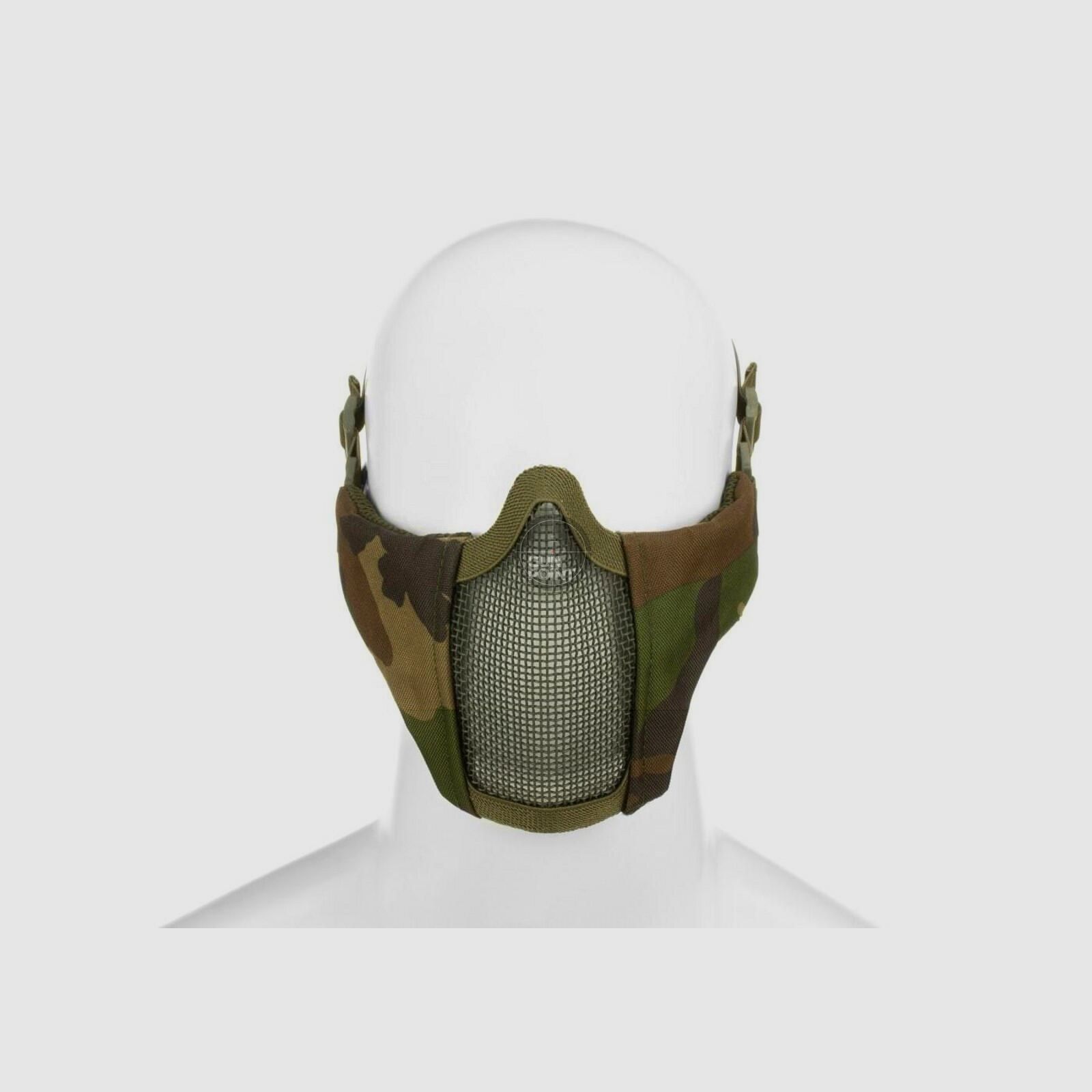 Invader Gear Mk.II Steel Half Face Mask-Woodland